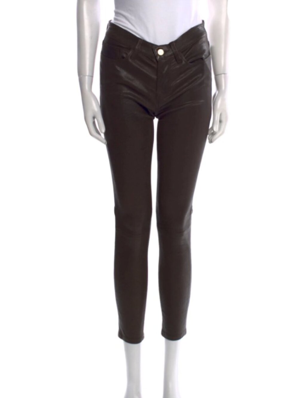 FRAME Leather Skinny Leg Pants – Size S / US 27